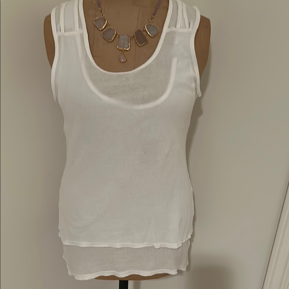 Proenza Schouler White Sleeveless Top